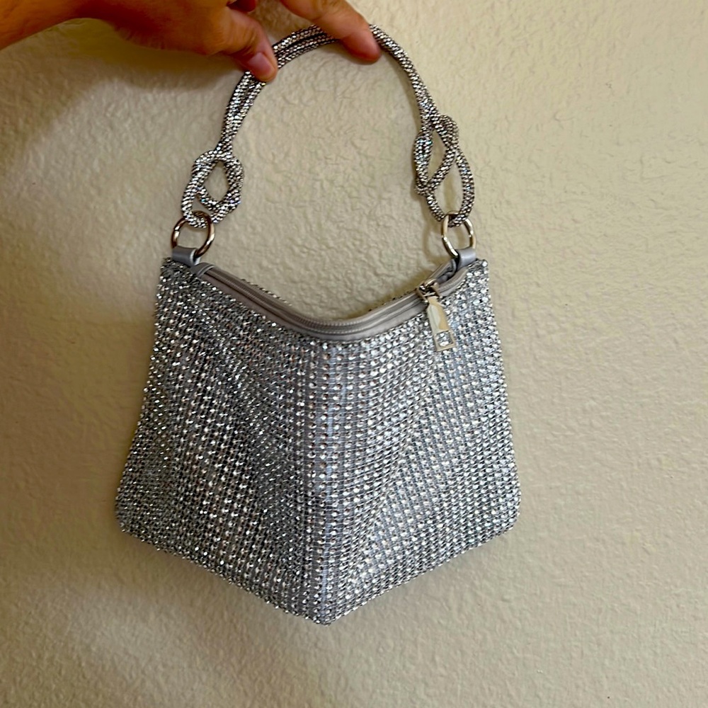 Silver Sparkly Handbag